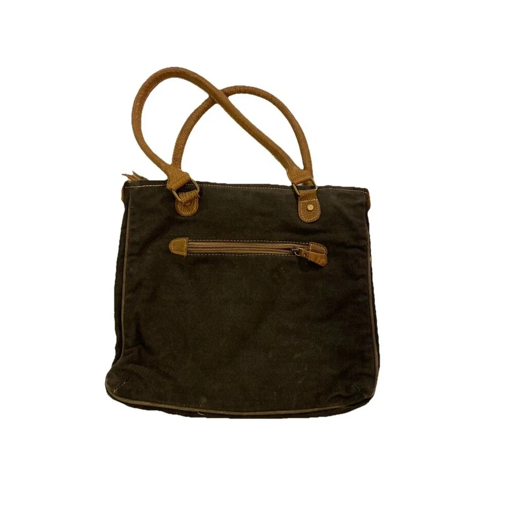 Western Boho Aztec Tribal Hand Bag Women’s Leather Tote
